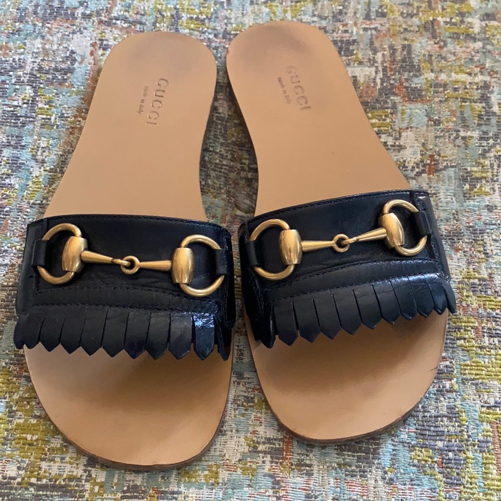 Horsebit Gucci Slides